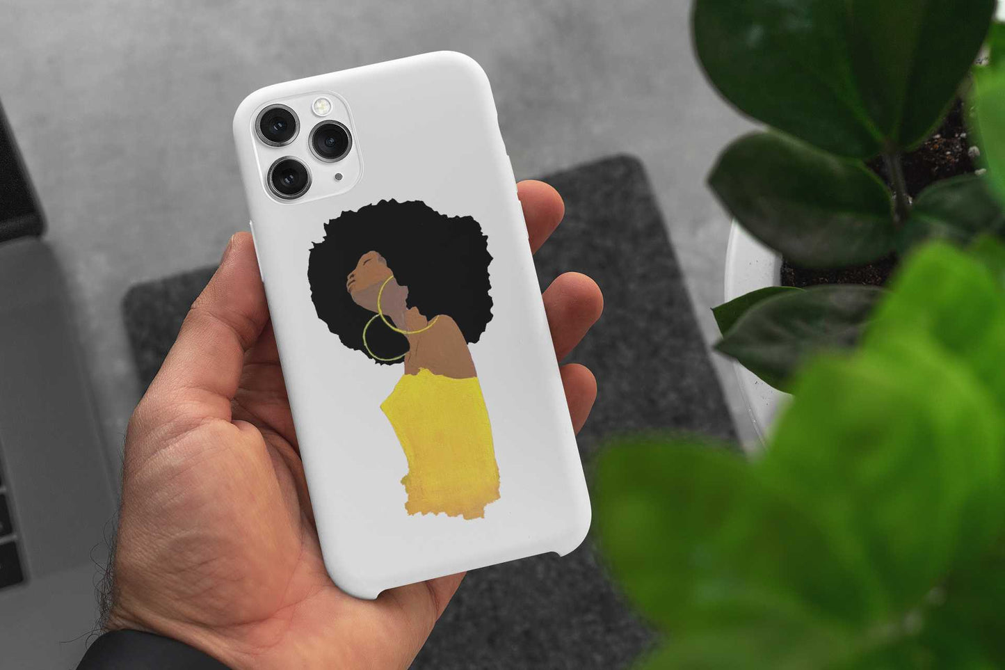 Soul Afro Woman iPhone Case Printify